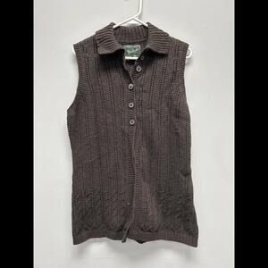 Woolrich Pine Ridge Vest - Knitted Sleeveless Sweater